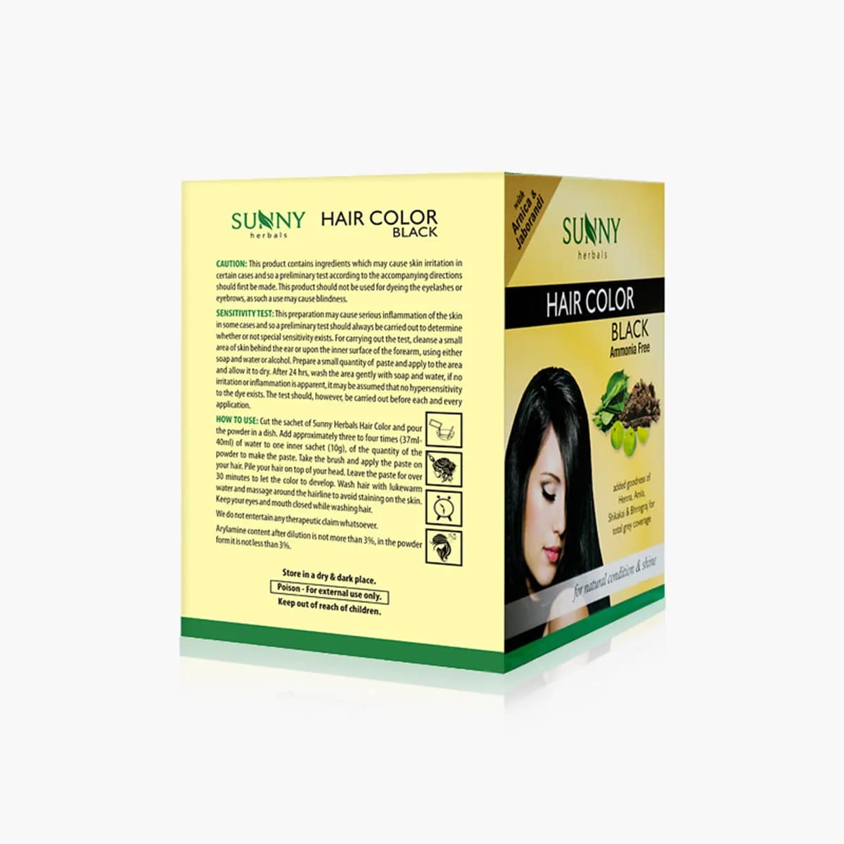 Sunny Hair Color Black With Hair Reviver 2