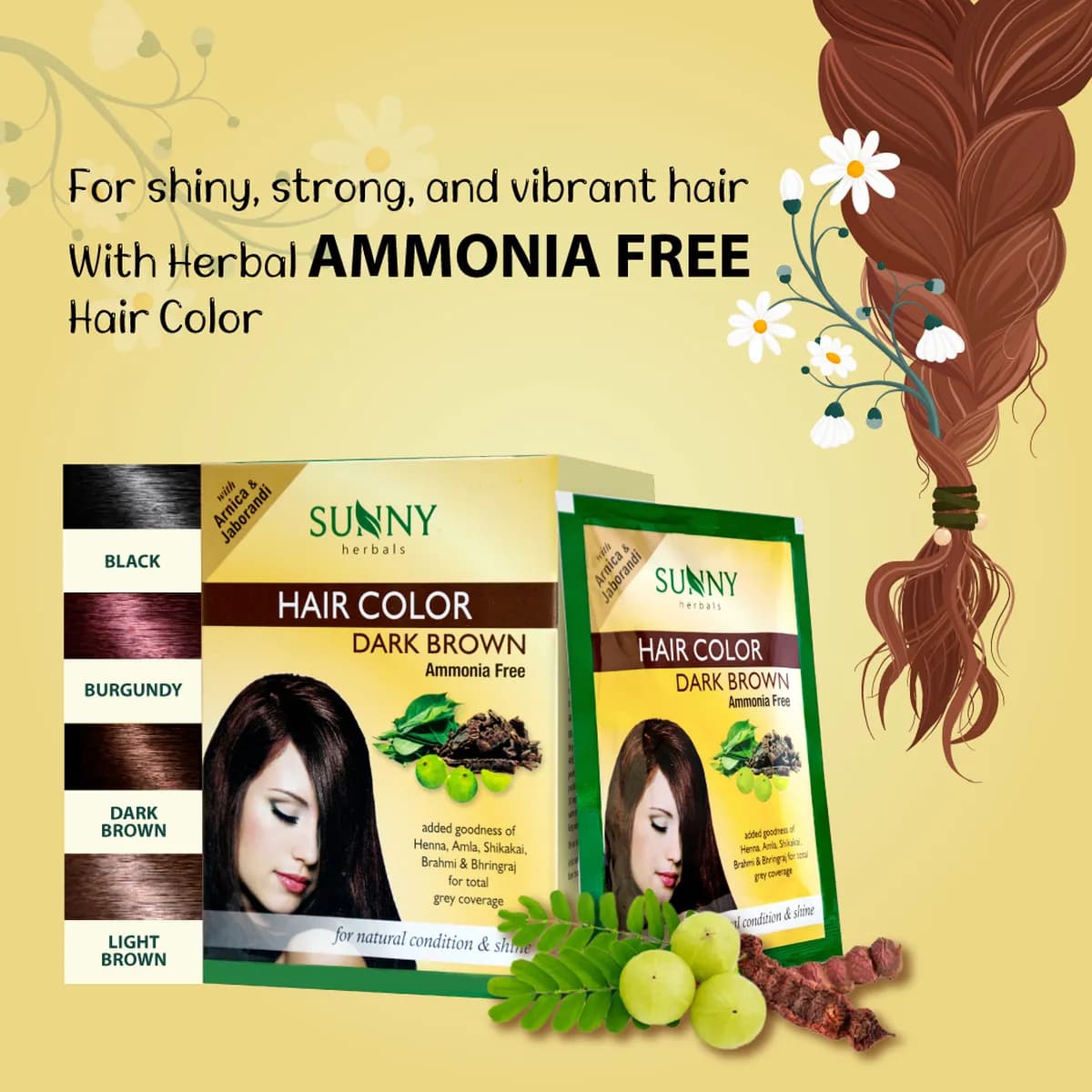 Sunny Hair Color Dark Brown 2