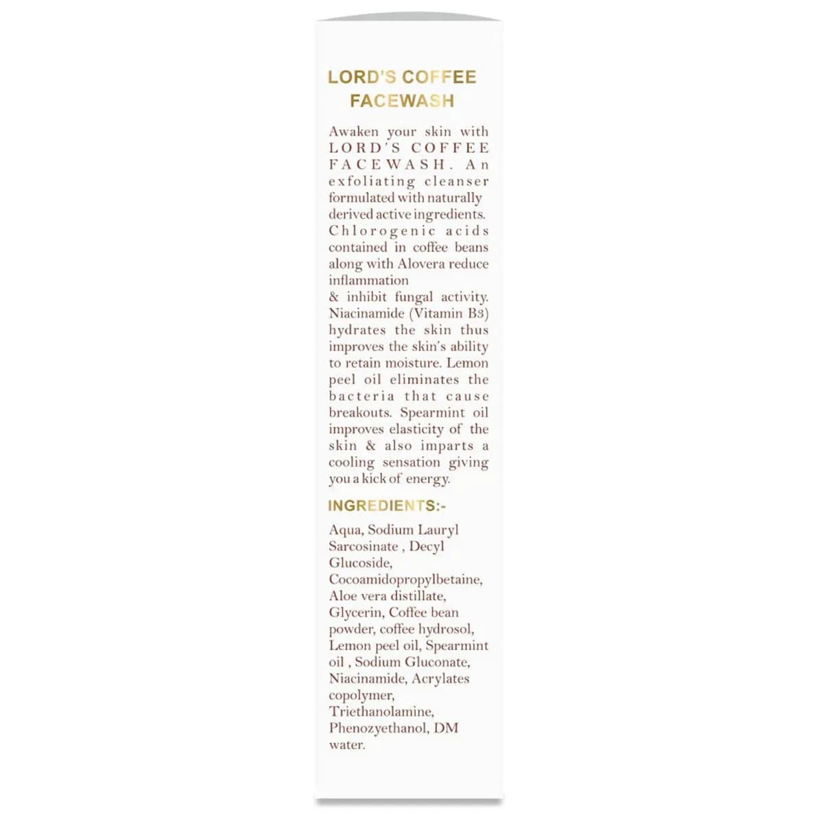 Lord'S Coffee Face Wash 2