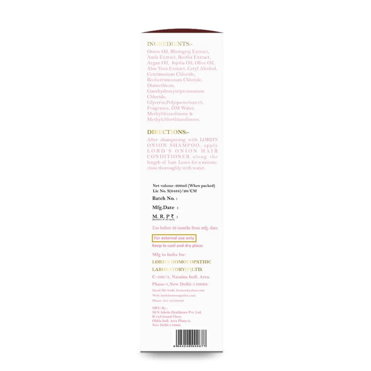 Lord'S Onion Conditioner 2