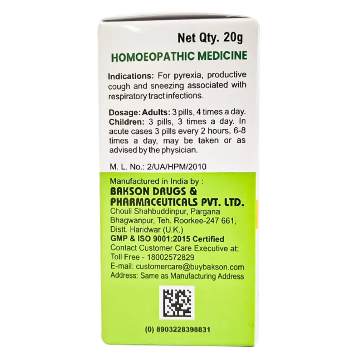 Medicated Globules (Influenza & Fever) Pills 4