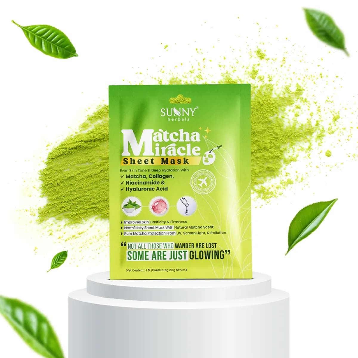 Sunny Matcha Miracle Sheet Mask 3
