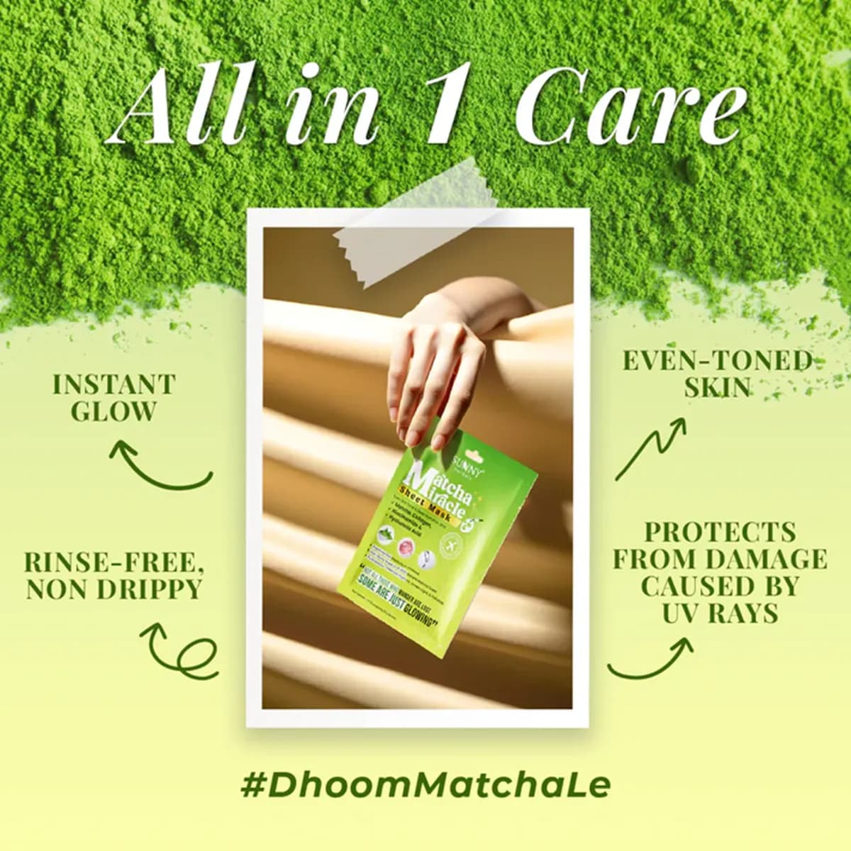 Sunny Matcha Miracle Sheet Mask 4
