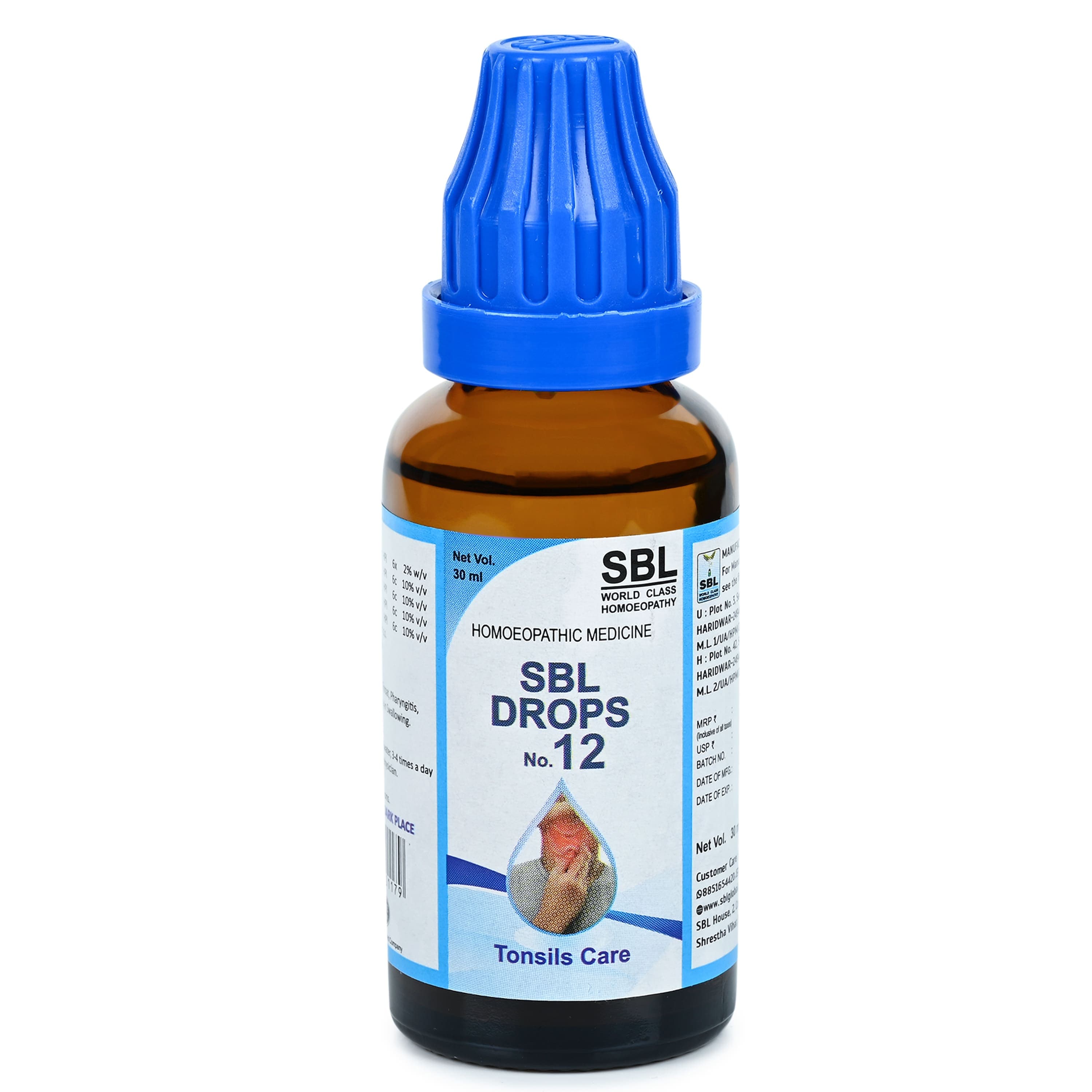 SBL Drops No. 12 (Tonsils Care) 3
