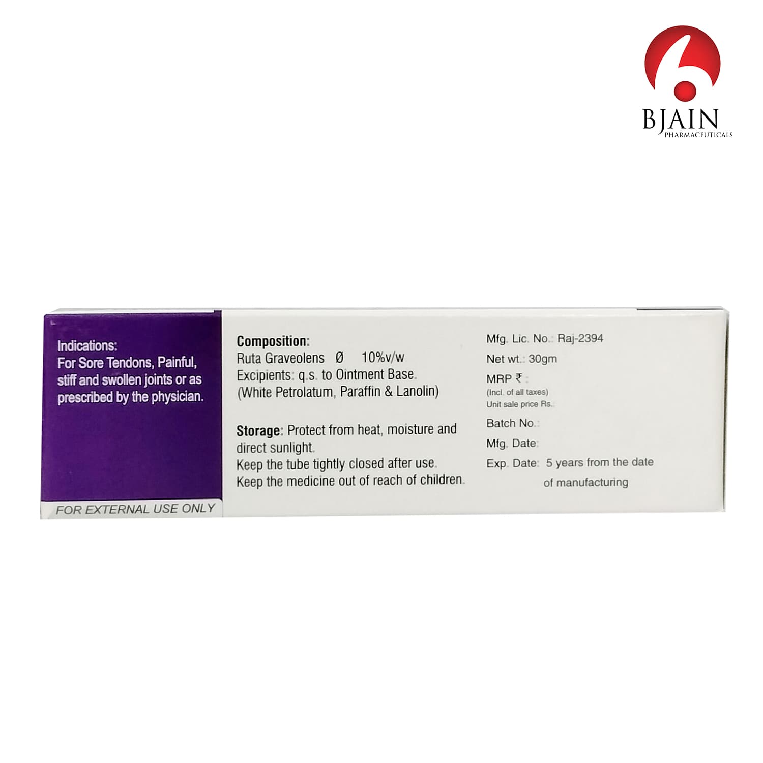 BJain Ruta Ointment 3