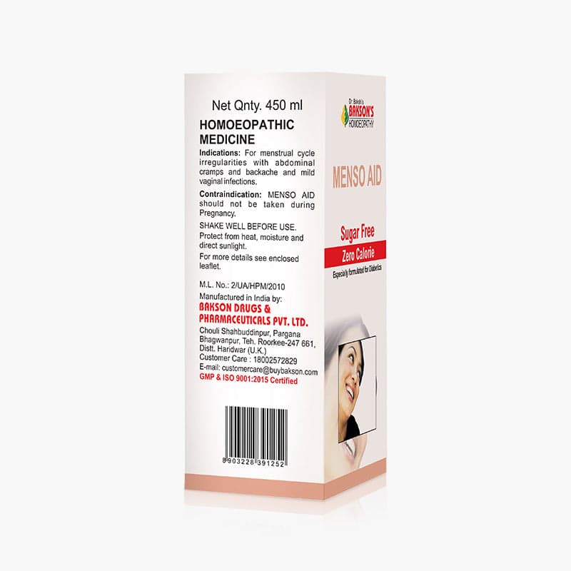 MENSO AID (SUGAR FREE) 450ML 3