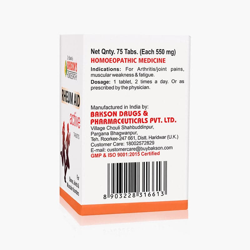 RHEUM AID ACTIVE TABLETS 4