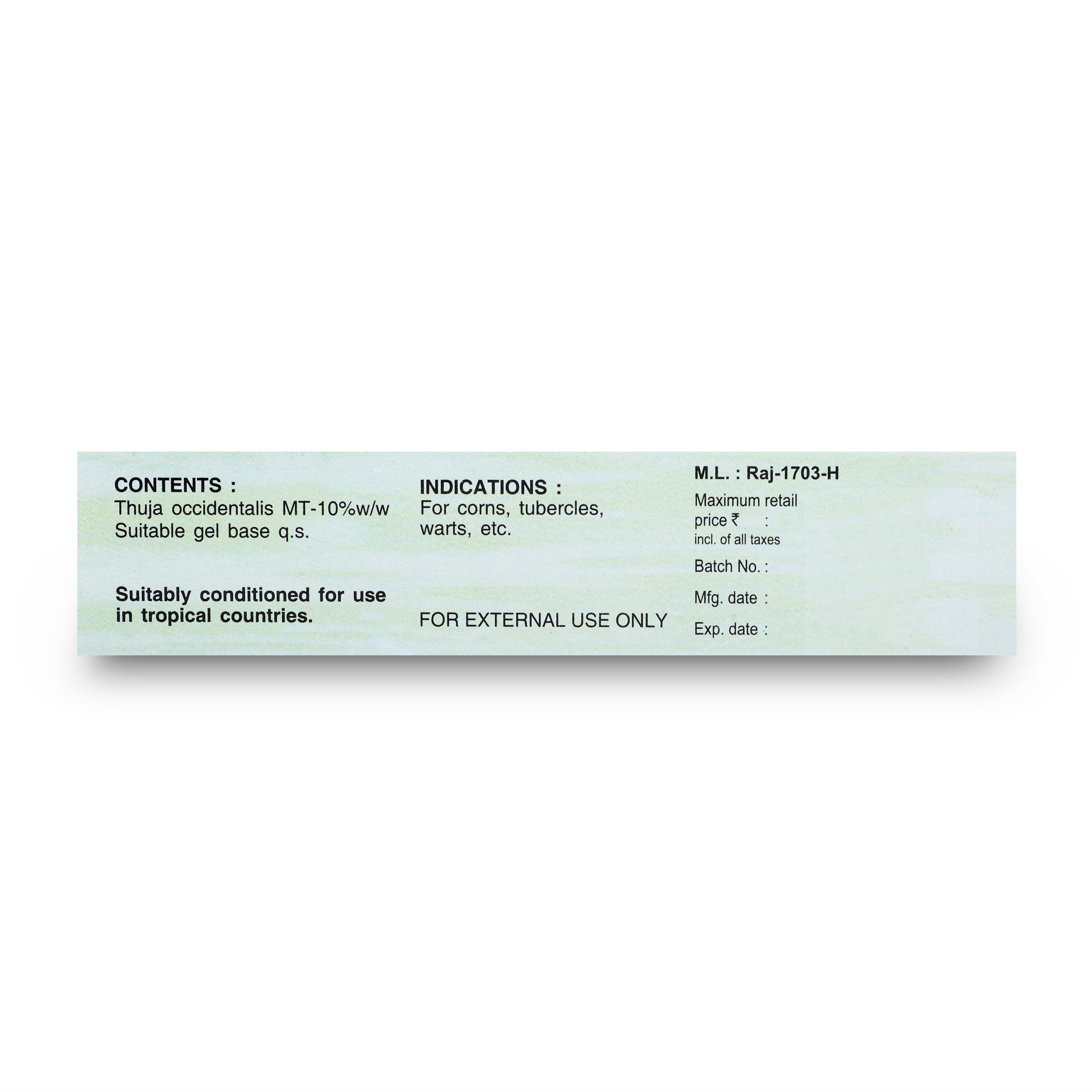 Thuja Gel 9