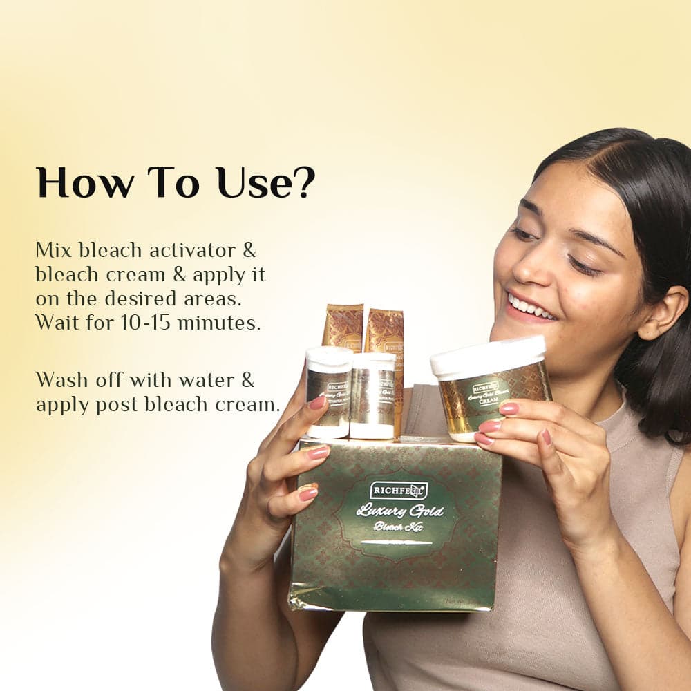 Richfeel Luxury Gold Bleach Kit 320 g 4