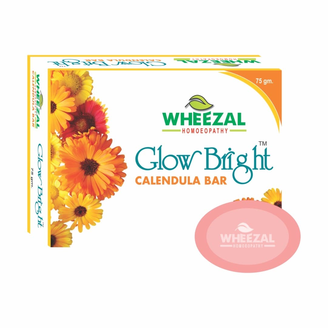 Wheezal Glow Bright Calendula soap (75g)