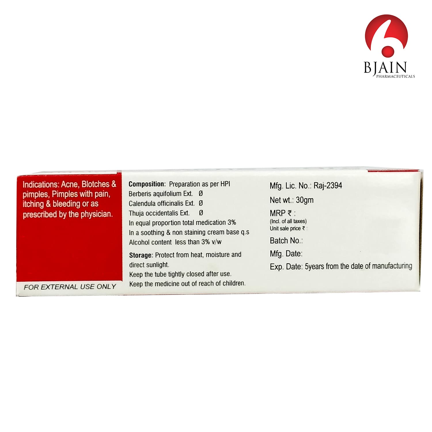 BJain Omeo Acne Care Cream 2