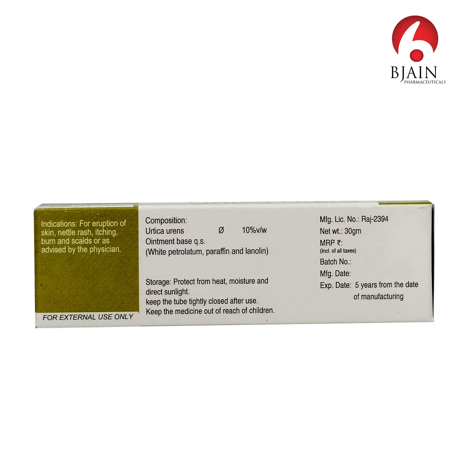 BJain Omeo Urtica Urens Ointment 2