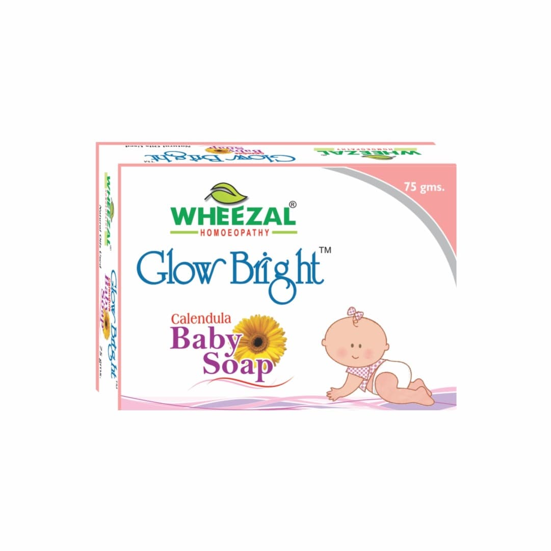 Wheezal Glow Bright Calendula BABY Soap (75g)