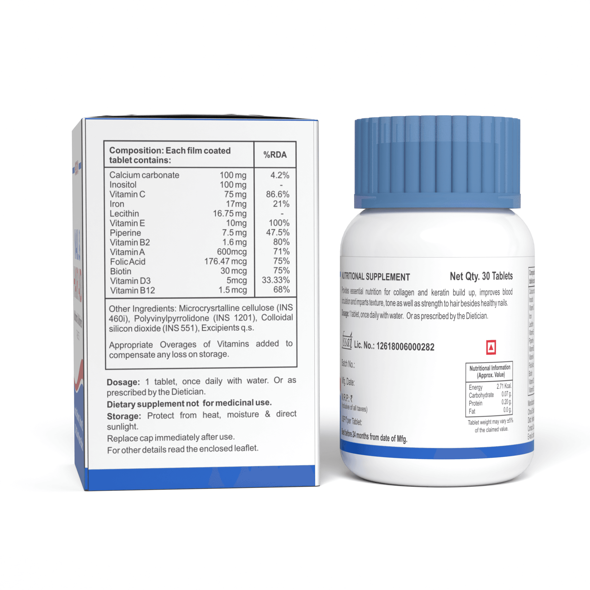 NAIL & HAIR AID 30 TABLET 8