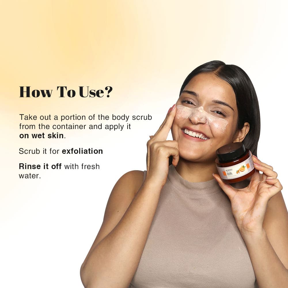 Richfeel Orange Almond Exfoliating Scrub 100 g 5