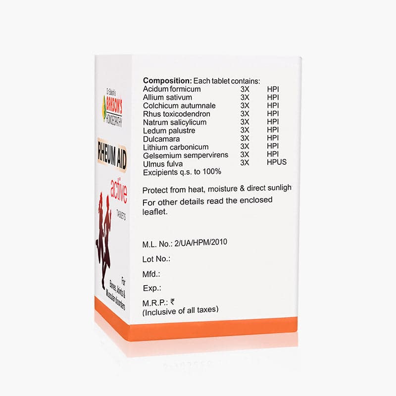 RHEUM AID ACTIVE TABLETS 3