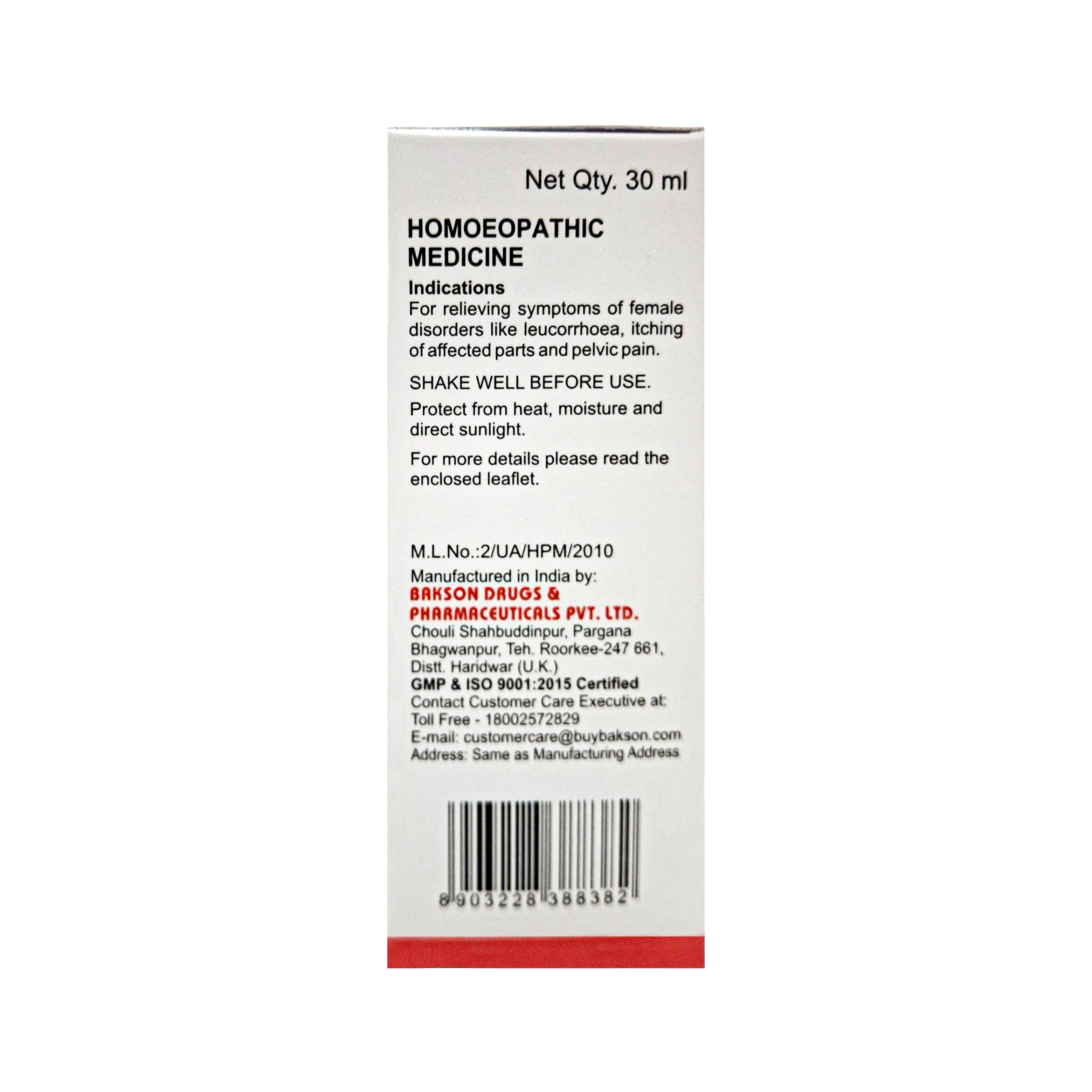 LEUCORRHOEA AID DROPS 30 ML 2