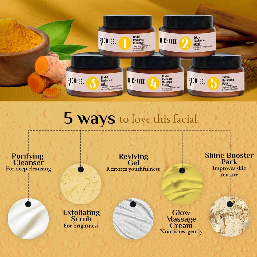Richfeel Bridal Radiance Facial Kit 250 g 4