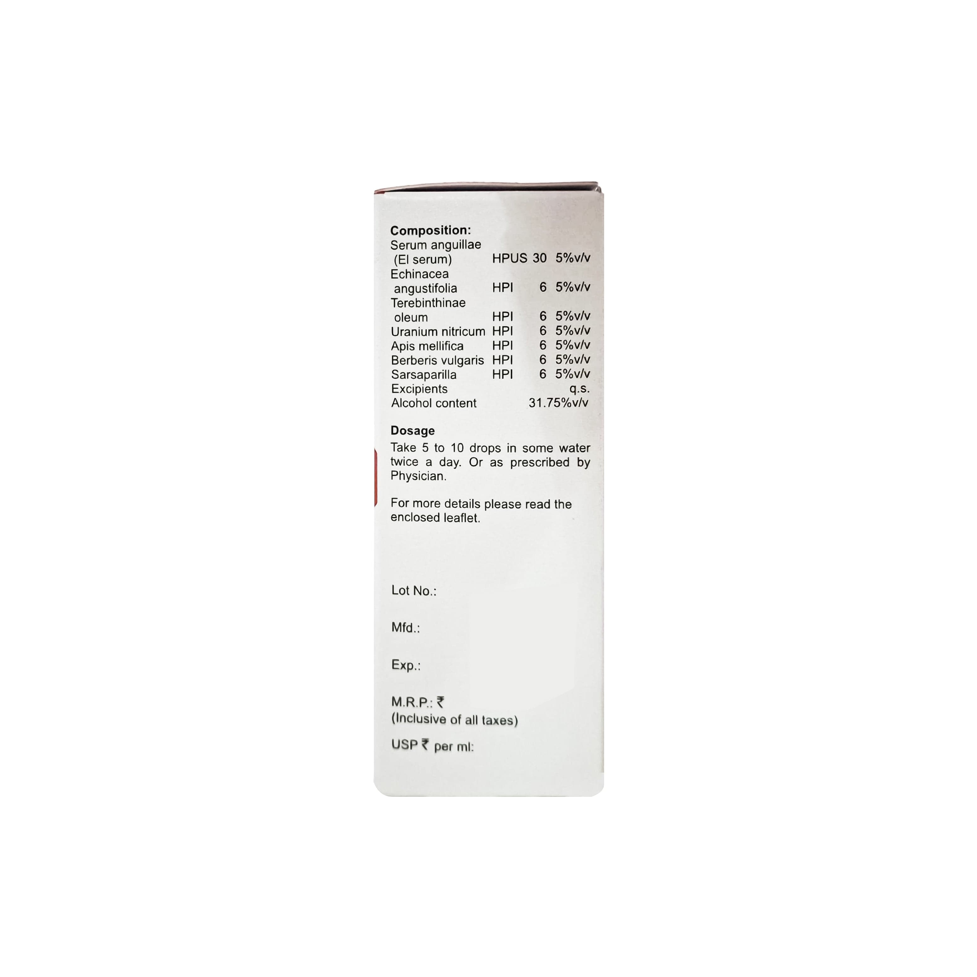 CREATININE AID DROPS 30 ML 3