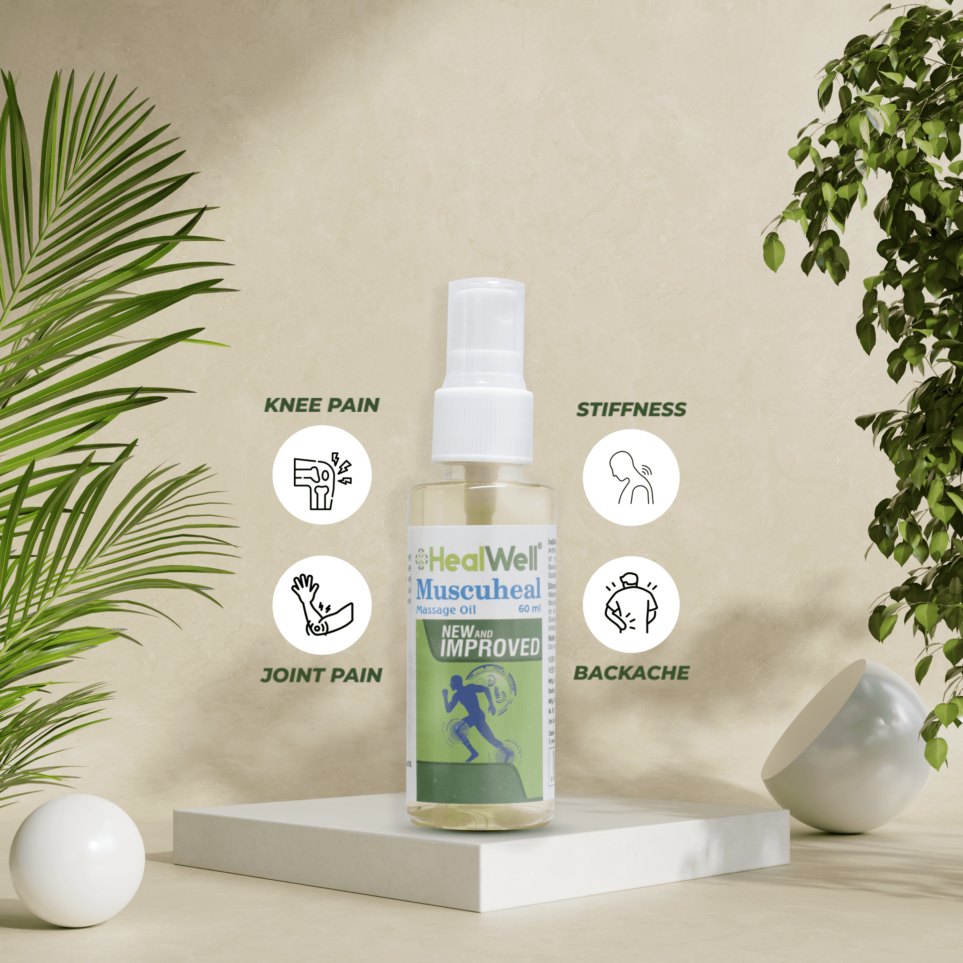MUSCUHEAL Massage Oil