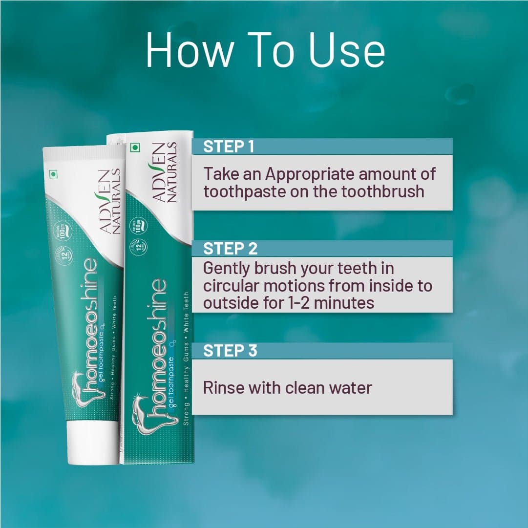 HOMOEOSHINE TOOTHPASTE GEL 10