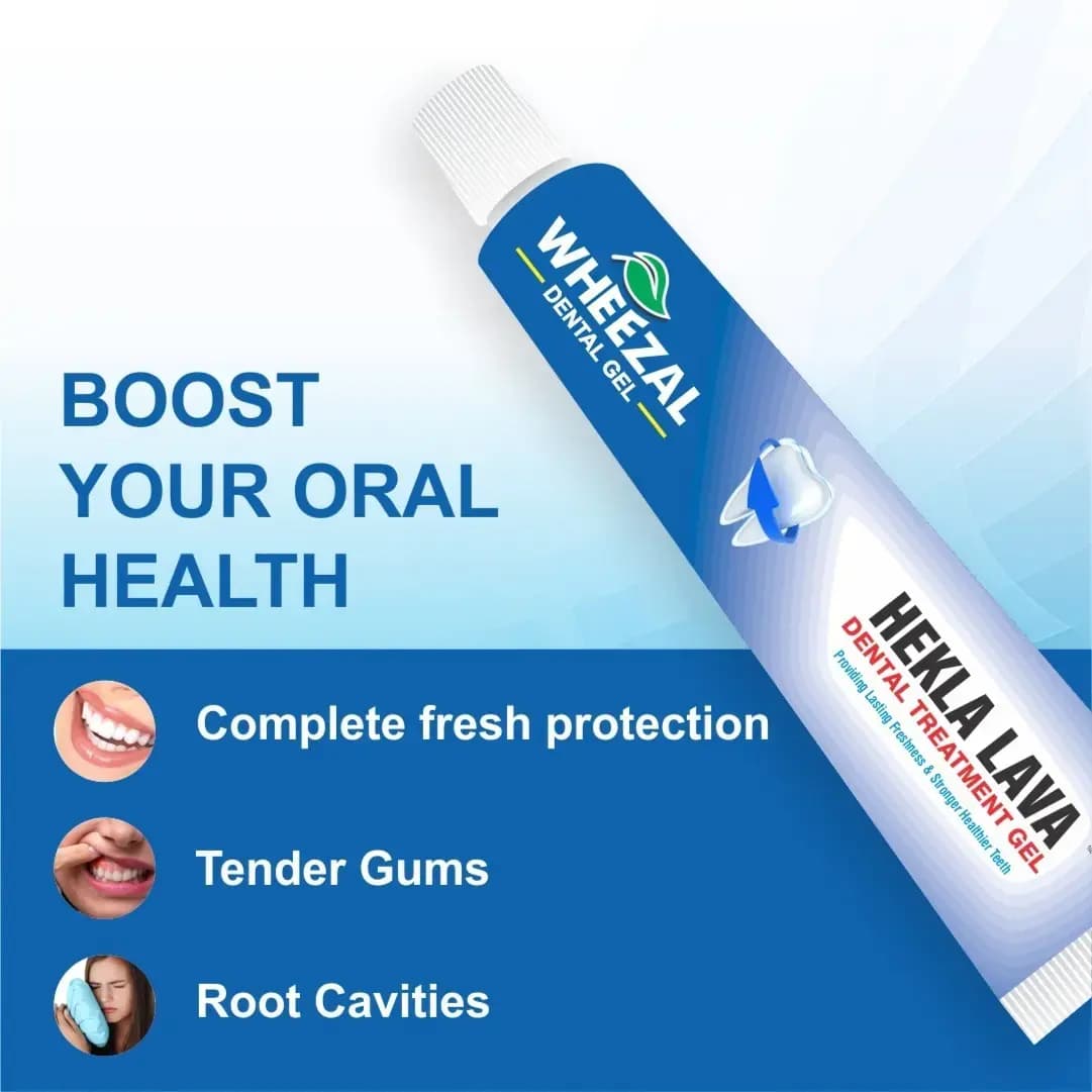 Wheezal Hekla Lava Dental Gel (100g) 5