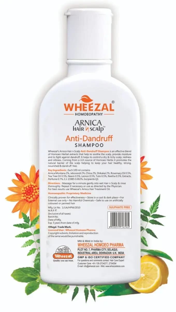 WHEEZAL ARNICA ANTI DANDRUFF SHAMPOO 3