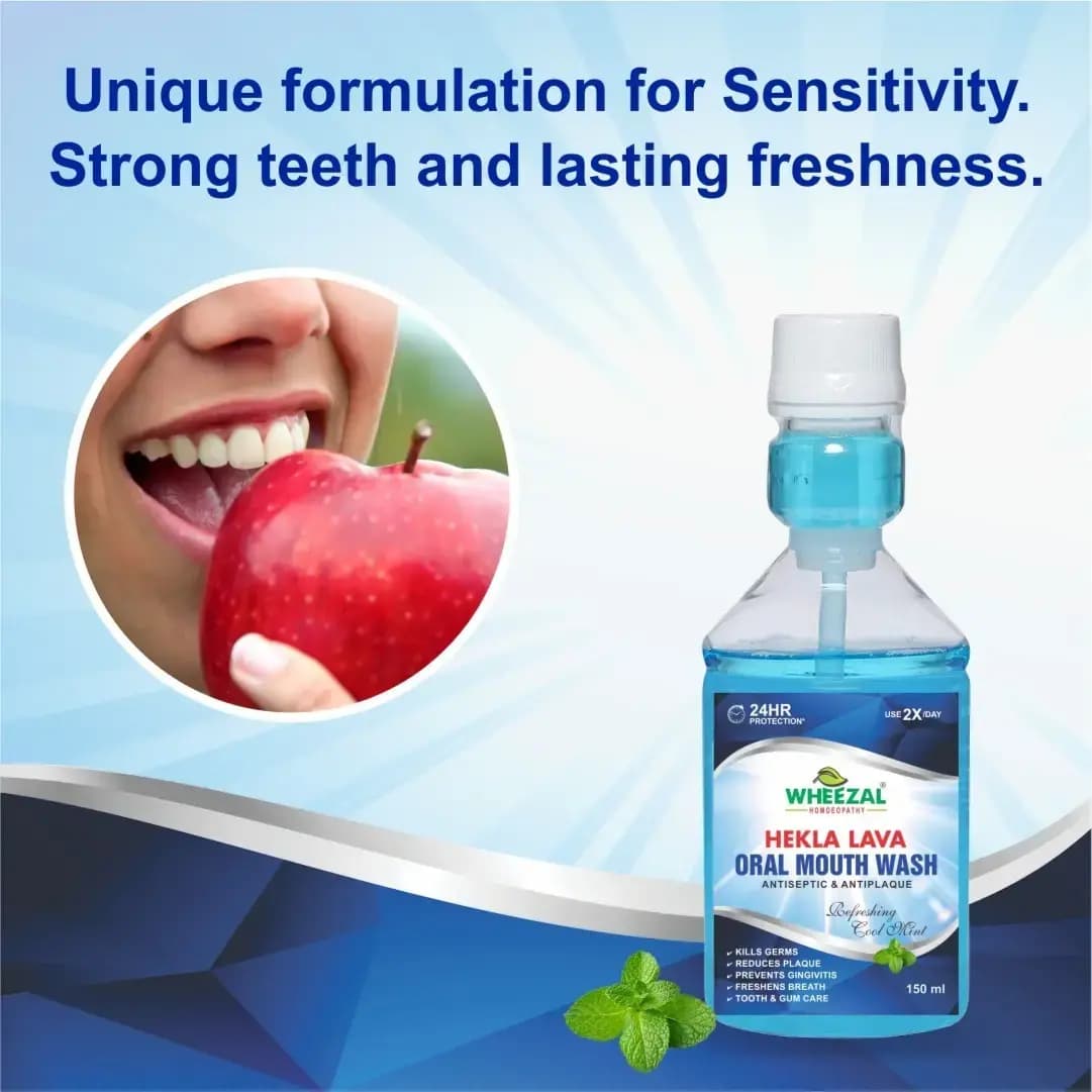 WHEEZAL HEKLA LAVA MOUTH WASH 150 ML 5