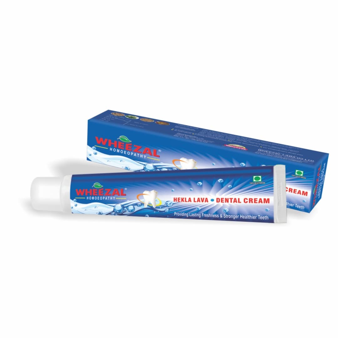 Wheezal Hekla Lava Dental Cream (Tooth Paste) (100g) 2