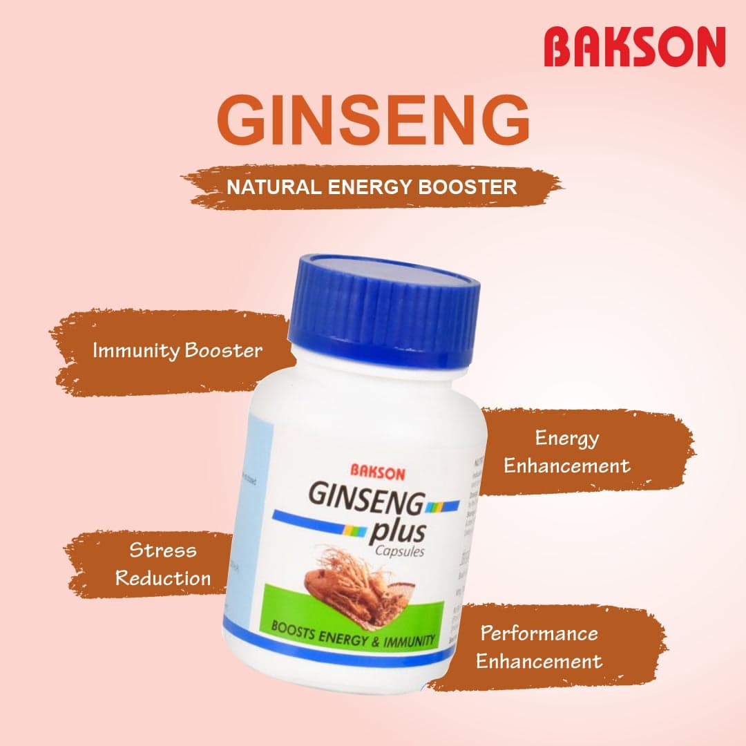 BAKSON GINSENG PLUS CAPSULES 8