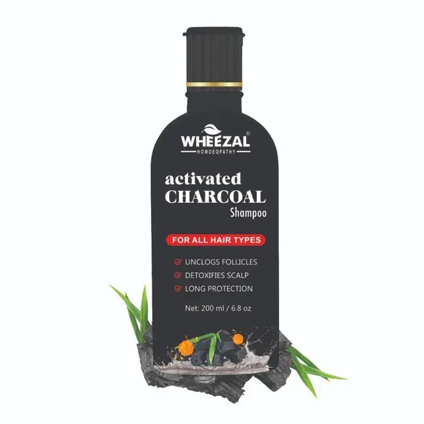 ACTIVATED CHARCOAL SHAMPOO 100 ML WHEEZAL