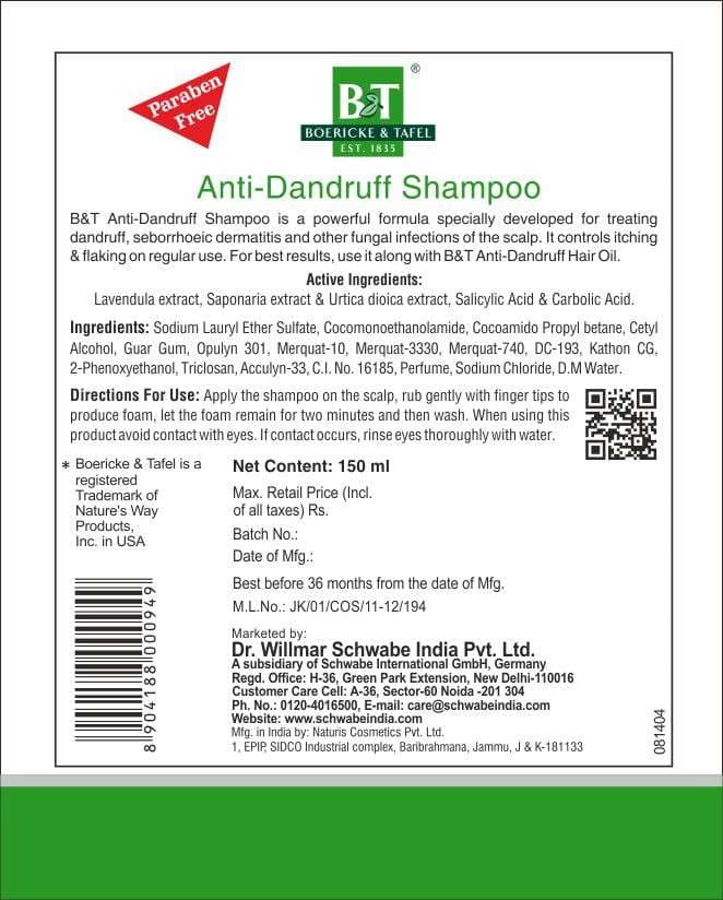 B&T Anti Dandruff Shampoo 6