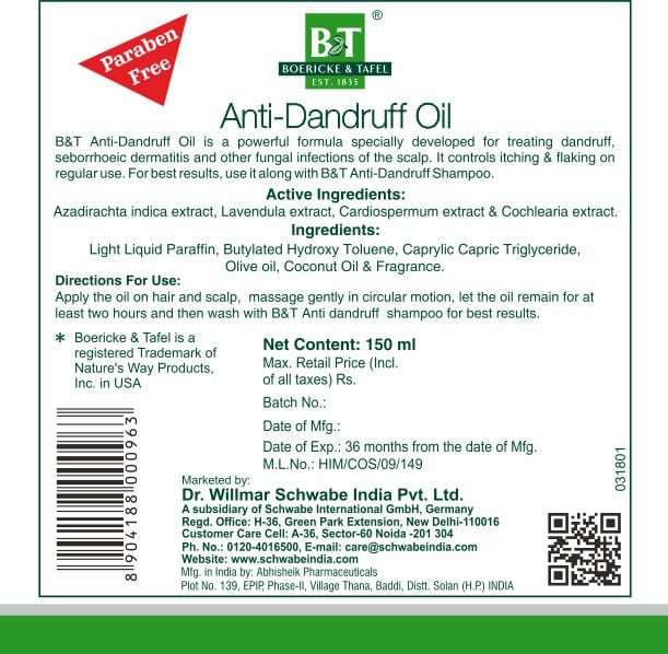 B&T Anti Dandruff Oil 6