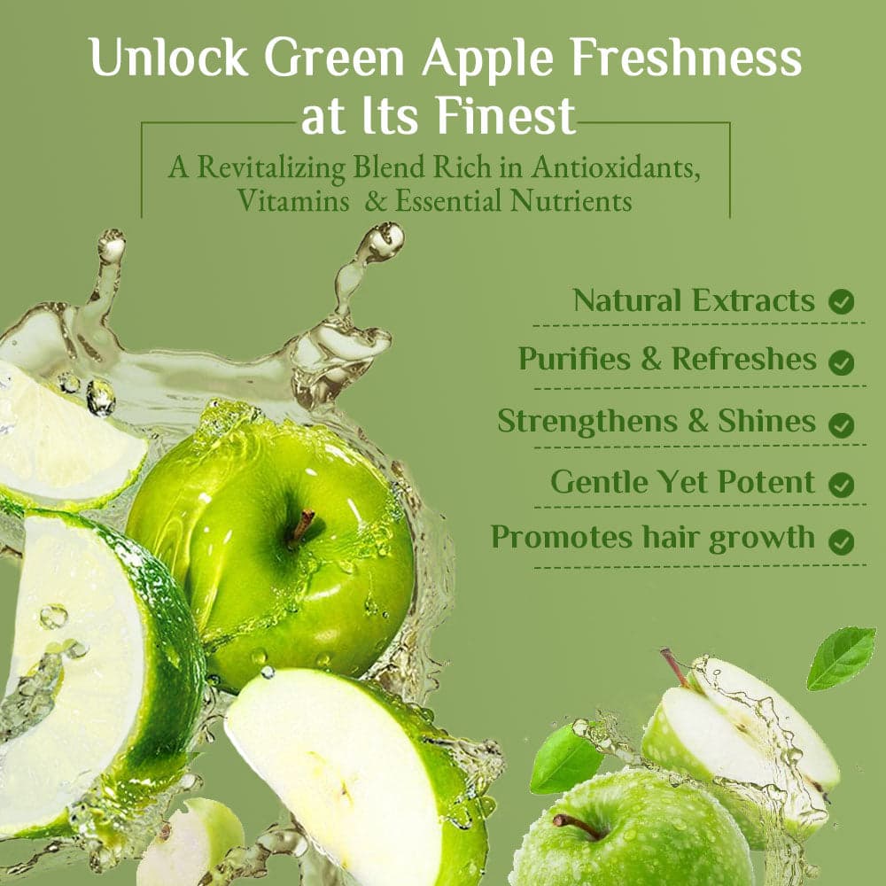 Richfeel Green Apple Shampoo 500 ml 3