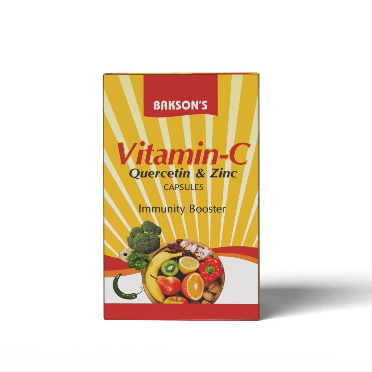 VITAMIN C, QUERCETIN & ZINC 30 CAPSULES 5