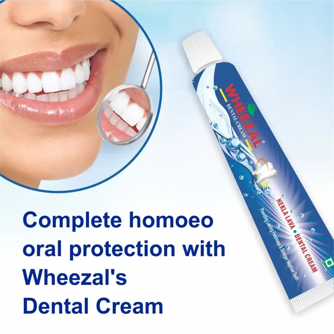 Wheezal Hekla Lava Dental Cream (Tooth Paste) (100g) 4