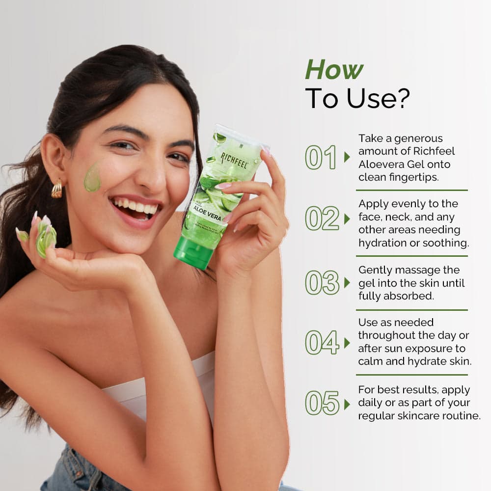Richfeel Pure Aloe Vera Gel 100Ml 6
