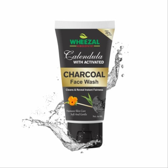 WHEEZAL Activated CHARCOAL FACE WASH 100 ML 2