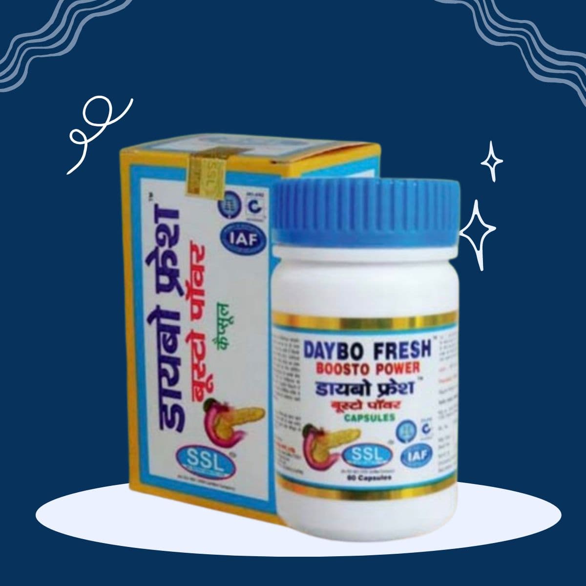 DAYBO FRESH BOOSTO POWER 60 CAPSULES  SSL BIOTECH