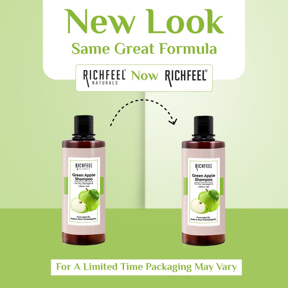 Richfeel Green Apple Shampoo 500 ml 2