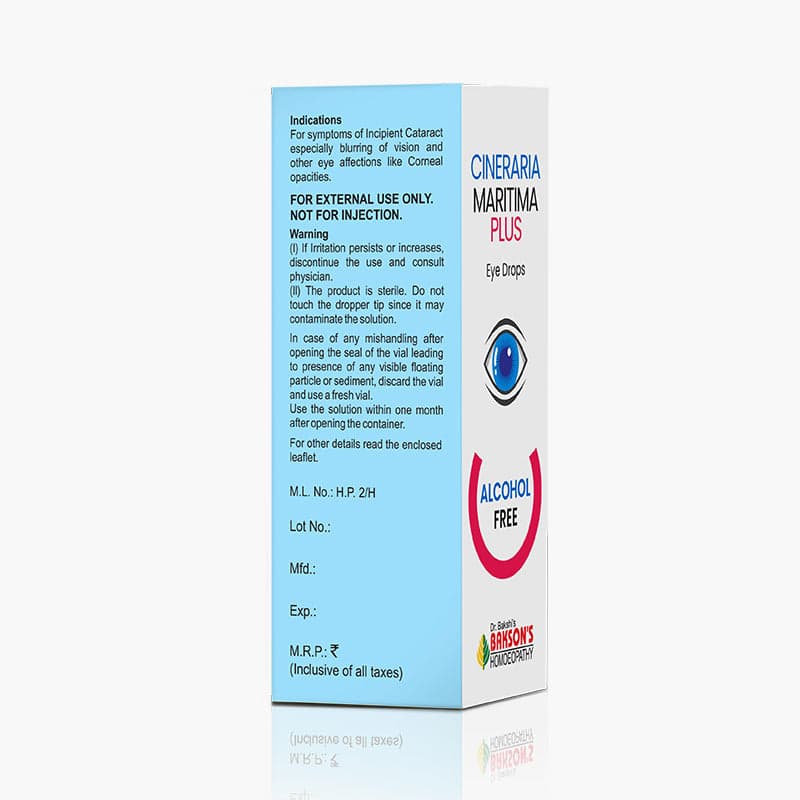 CINERARIA MARITIMA EYE DROPS (ALCOHOL FREE) 2