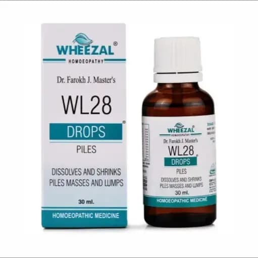 Wheezal Wl 28 Piles Drops 30ML 2