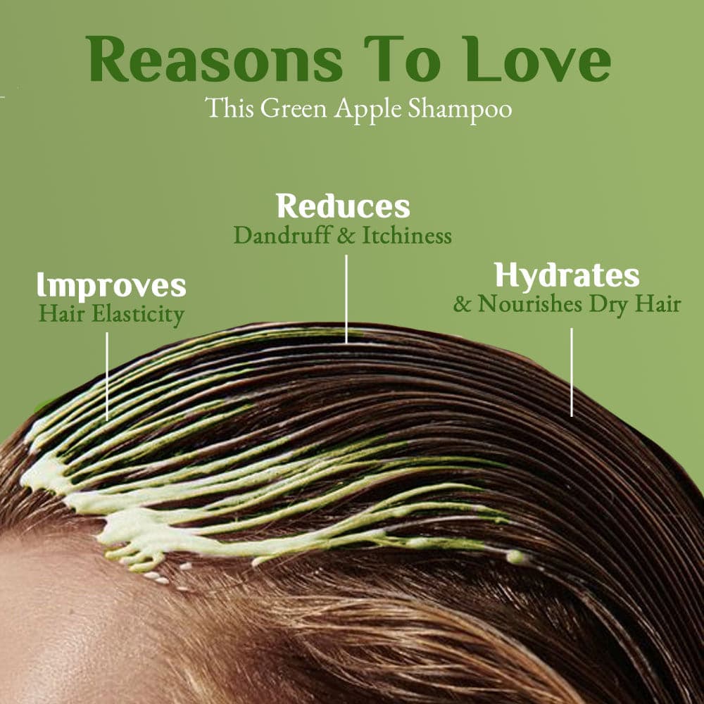 Richfeel Green Apple Shampoo 500 ml 4