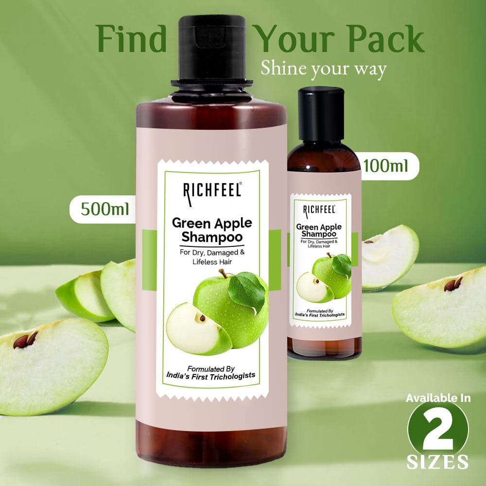 Richfeel Green Apple Shampoo 500 ml 8