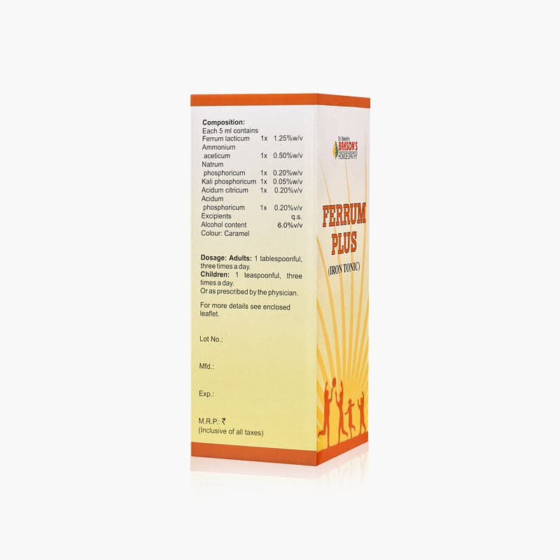 FERRUM PLUS SYRUPS (IRON TONIC) 3