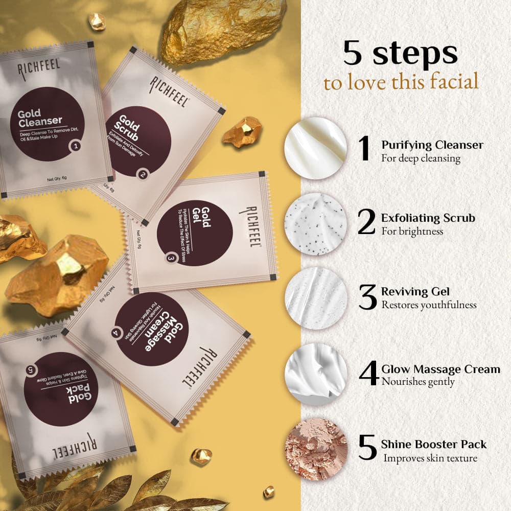 Richfeel Gold Facial Kit 30 g 6