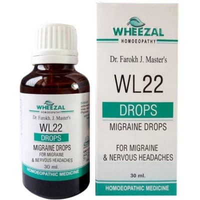Wheezal Wl 22 Migraine Drops 30ML