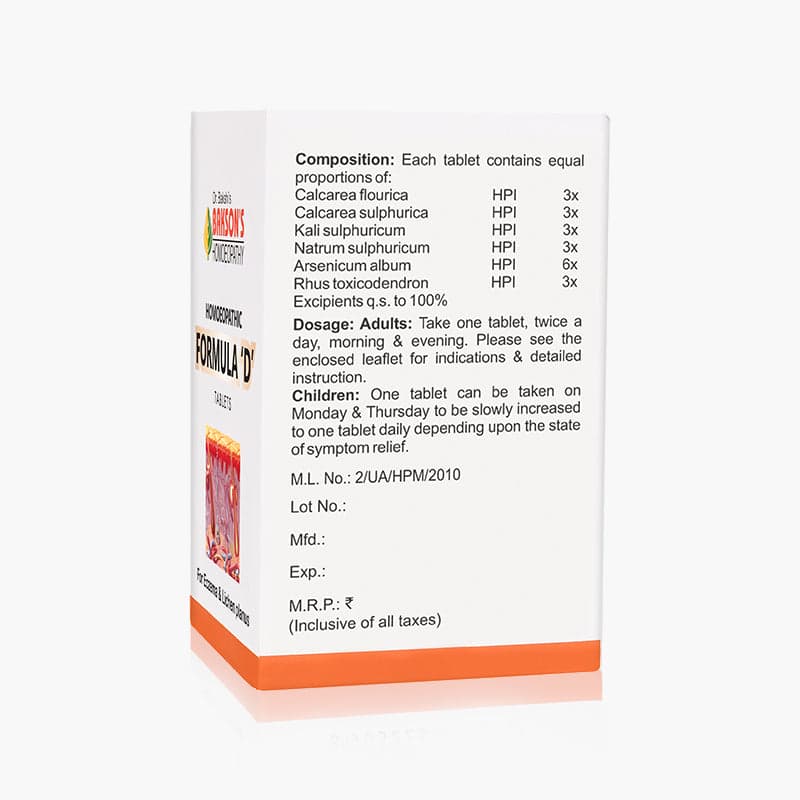 FORMULA 'D' TABLETS 3
