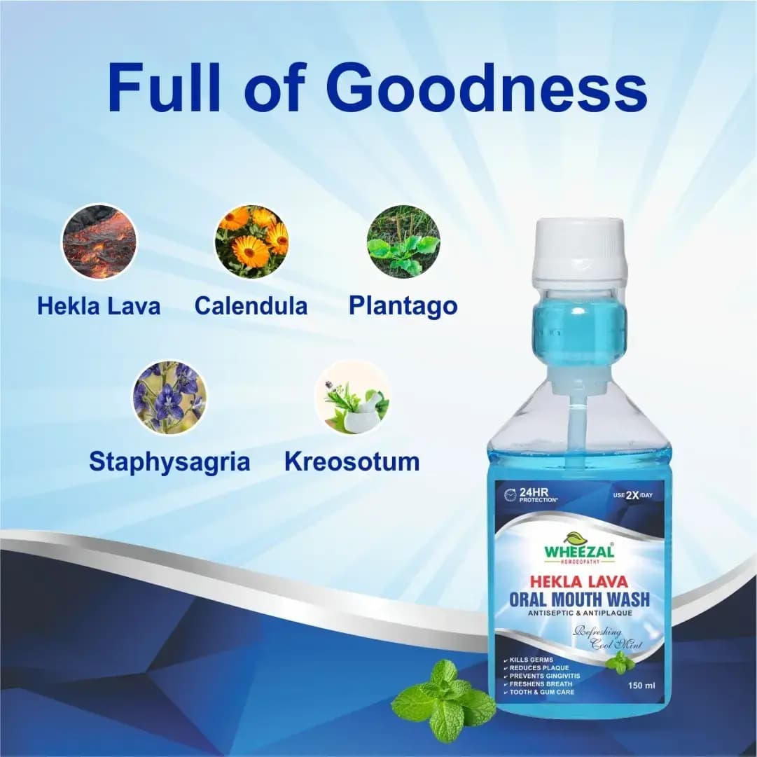 WHEEZAL HEKLA LAVA MOUTH WASH 150 ML 4