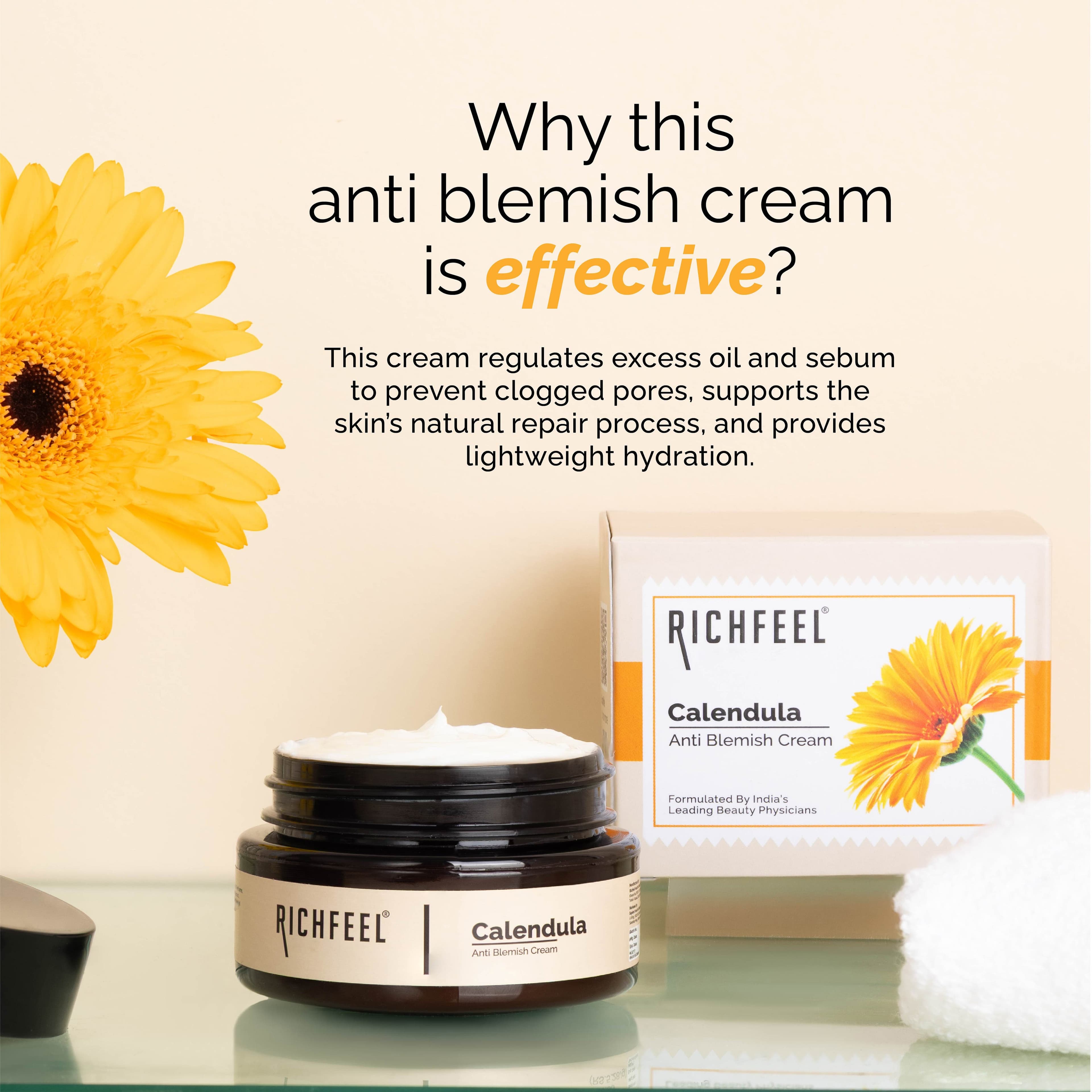 Richfeel Calendula Anti Blemish Cream 50 g 7